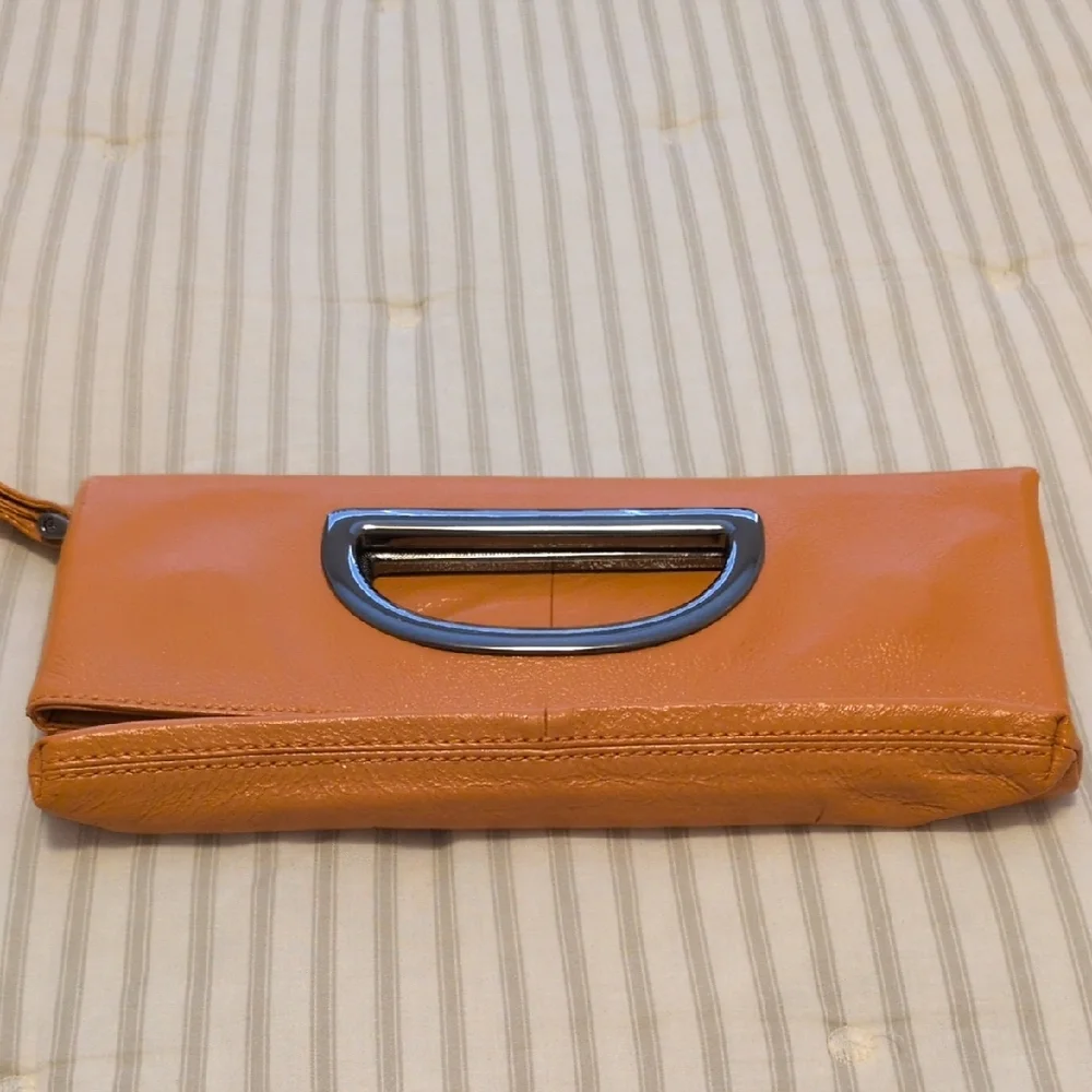 Elegant Orange Clutch Bag - Picture 1 of 4